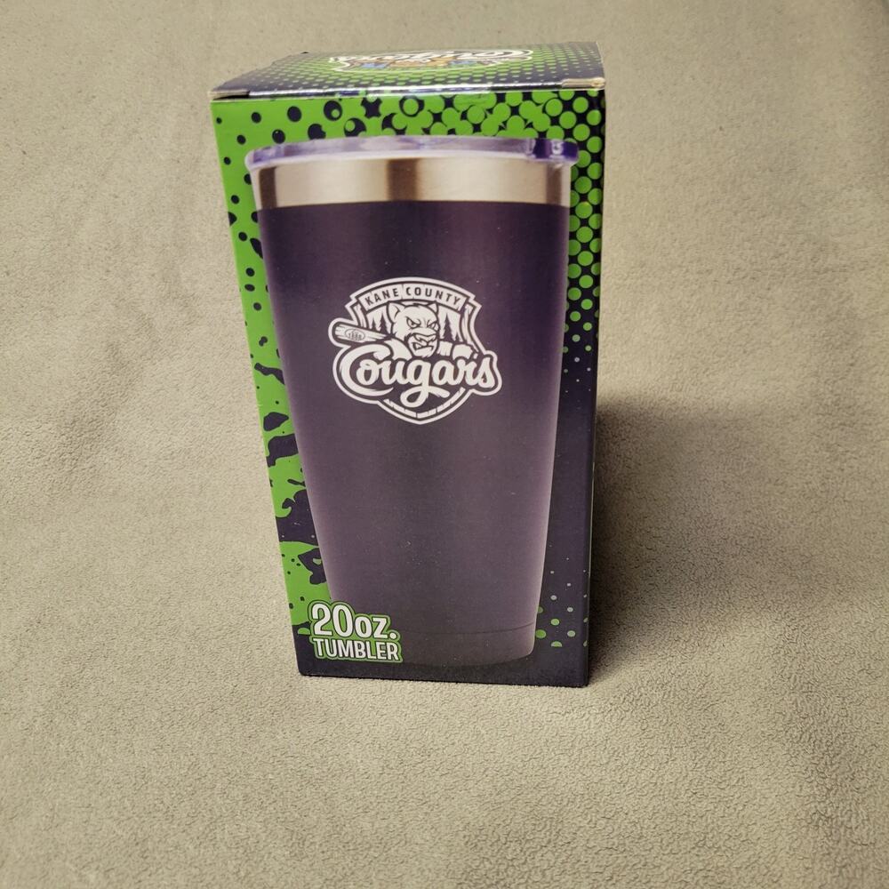 KANE COUNTY COUGARS Tumbler Drink Baseball Memorabilia 20 oz - Picture 3 of 8